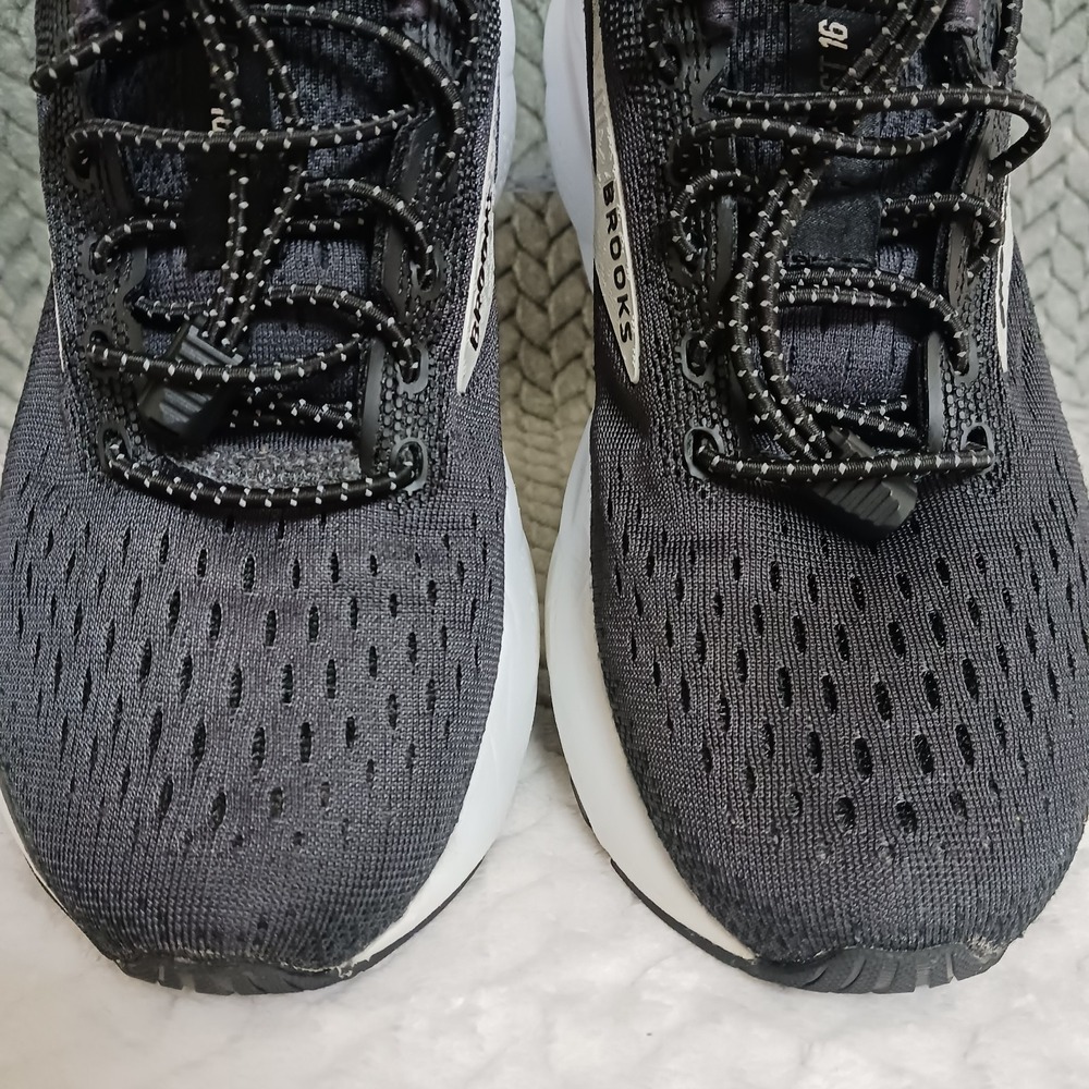 Brooks Ghost 16 Black Grey Women's Walking Running Sneakers Shoes Size 6 - Picture 7 of 15